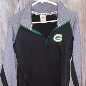 Victoria’s Secret PINK Green Bay Packer 1/4 Zip
